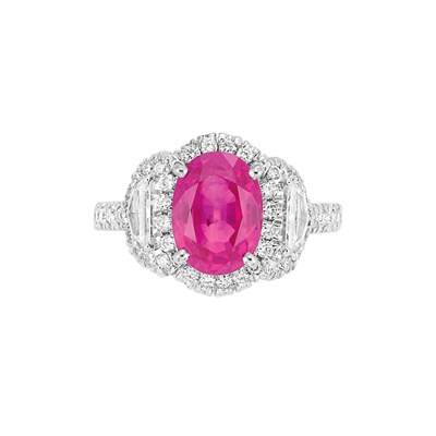 Lot 234 - Ruby and Diamond Ring