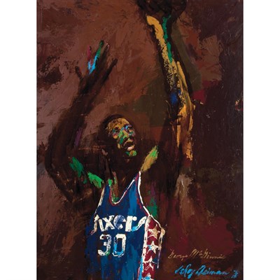 Lot 152 - LeRoy Neiman American, b. 1926 George McGinnis...