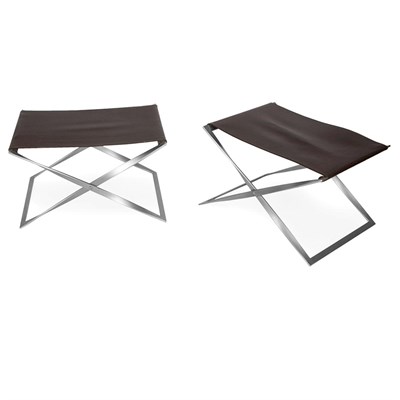 Lot 131 - Poul Kjaerholm Danish, 1929-1980 Pair of...