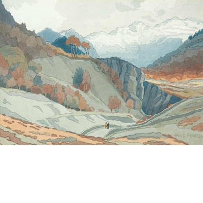 Lot 170 - Jane Peterson American, 1876-1965 Landscape...