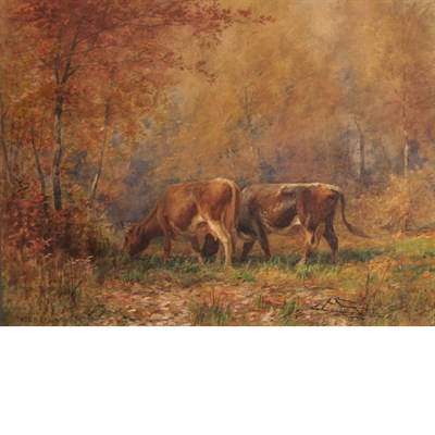 Lot 18 - Thomas Bigelow Craig American, 1849-1921 Two...