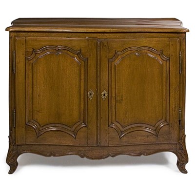 Lot 228 - Louis XV Style Fruitwood Buffet Height 37...