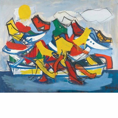 Lot 24 - Robert Arthur Goodnough American, b. 1917...