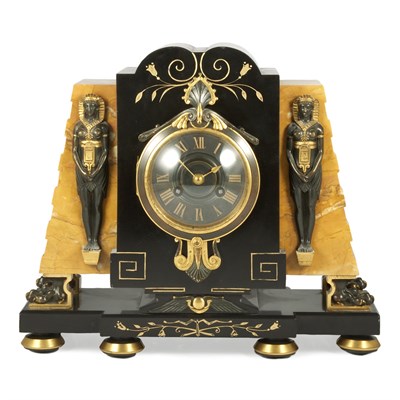 Lot 327 - Egyptian Revival Style Gilt-Bronze Mounted...