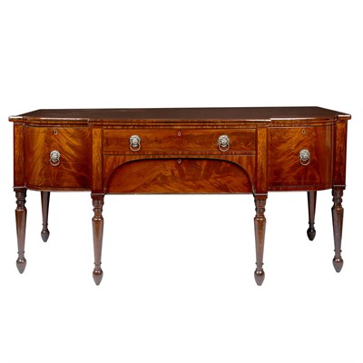 Lot 552 - Regency Line Inlaid Mahogany Sideboard Circa...