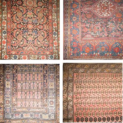 Lot 458 - Group of Four Persian Rugs Comprising a...