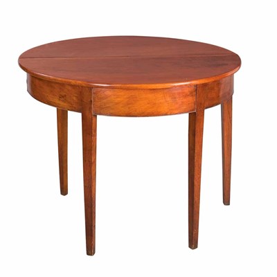 Lot 390 - George III Mahogany and Fruitwood Drop-Leaf...