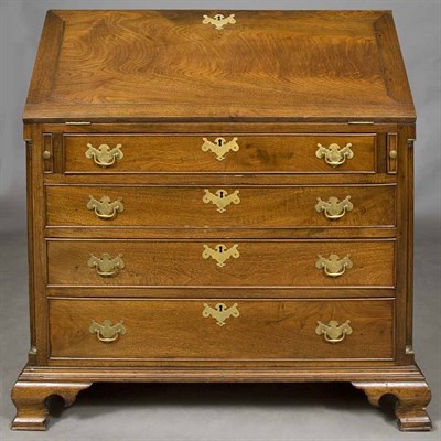 Lot 187 - Chippendale Walnut Slant Front Desk Delaware...