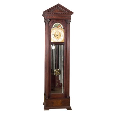 Lot 400 - Neoclassical Style Carved Mahogany Tall Case...