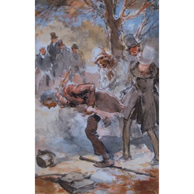 Lot 51 - Everett Shinn American, 1876-1953 Mystery of...