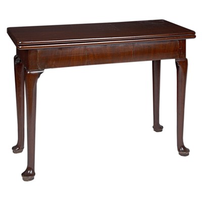 Lot 202 - George I Mahogany Fold-Over Game Table Second...