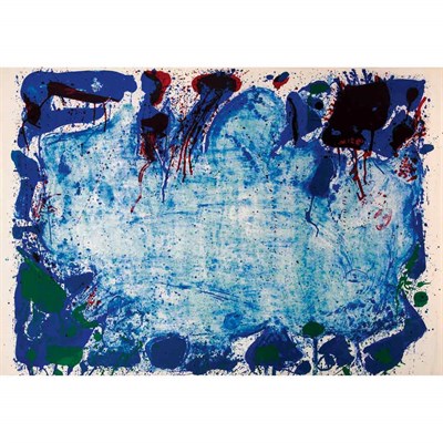 Lot 414 - Sam Francis (b. 1911) HAPPY DEATH STONE...