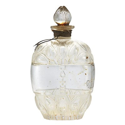 Lot 370 - Unsigned Lalique Molded Glass Jaytho Perfume...
