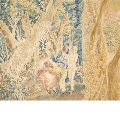 Lot 605 - Aubusson Tapestry Panel France, 18th century...