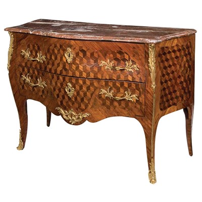 Lot 235 - Louis XV Gilt-Bronze Mounted Tulipwood,...