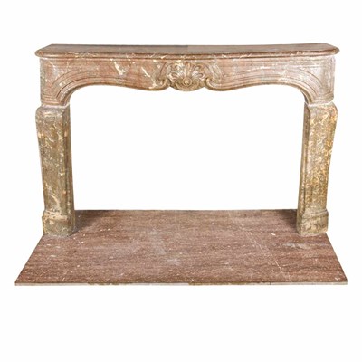 Lot 219 - Louis XV Marble Fire Surround 18th/19th...