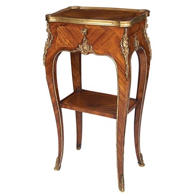 Lot 244 - Louis XV Style Gilt-Bronze Mounted Tulipwood...