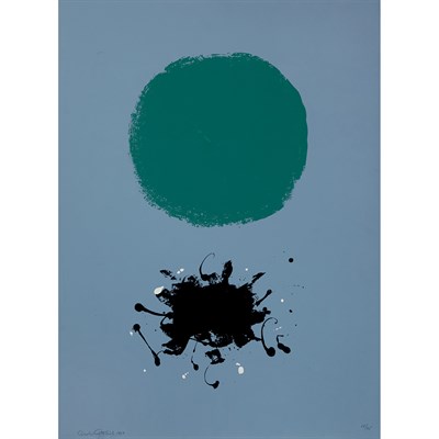 Lot 130 - Adolph Gottlieb (1903-1974) BLACK SPLASH Color...