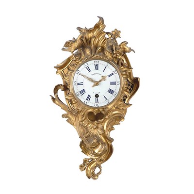 Lot 364 - Louis XV Gilt-Bronze Cartel Clock Mid 18th...