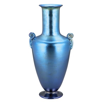 Lot 409 - Tiffany Favrile Glass Footed Vase Circa 1913...
