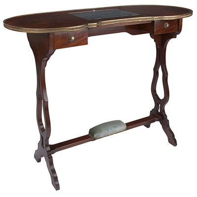 Lot 458 - Louis XVI Mahogany Table En Rognon The...
