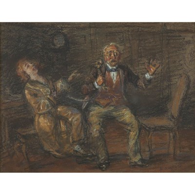 Lot 49 - Everett Shinn American, 1876-1953 Scene from...