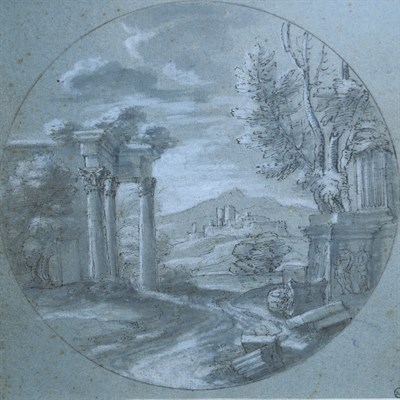 Lot 96 - Italian School 17th/18th Century (i) Landscape...
