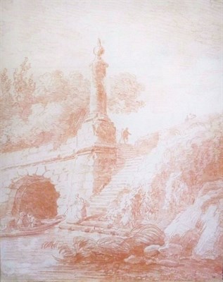 Lot 2 - Attributed to Hubert Robert French, 1733-1808...
