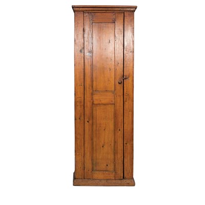 Lot 179 - Pine Cupboard 19th Century With a paneled door,...
