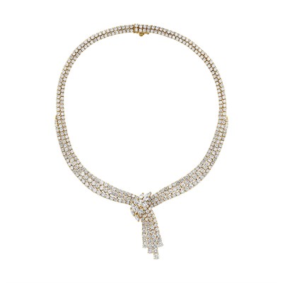 Lot 565 - Gold and Diamond Necklace, Chaumet