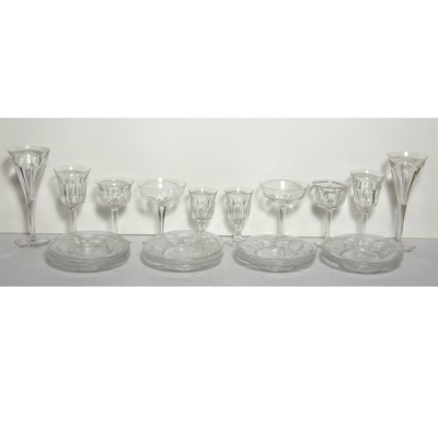 Lot 306 - Assembled Baccarat and Other Glass Stemware...