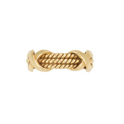 Lot 177 - Gold Band Ring, Tiffany & Co., Schlumberger