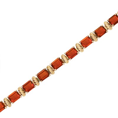 Lot 54 - Gold and Citrine Bracelet