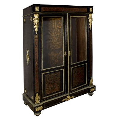 Lot 201 - Napoleon III Boulle Style Tortoise Shell and...