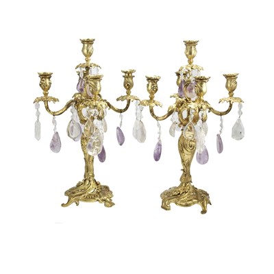 Lot 528 - Pair of Transitional Louis XV/XVI Style...