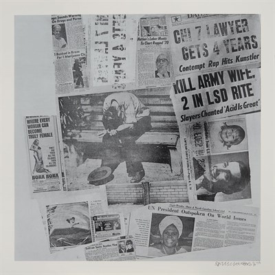 Lot 165 - Robert Rauschenberg FEATURES FROM CURRENTS (F....