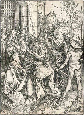 Lot 63 - Albrecht Dürer (1471-1528) CHRIST CARRYING THE...