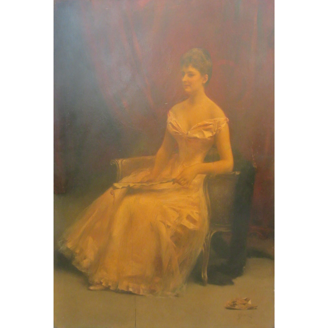 Lot 44 - Manner of Julius LeBlanc Stewart Lady in a...