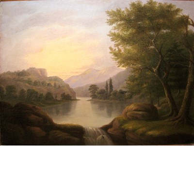 Lot 24 - American School 19th Century Hudson River...
