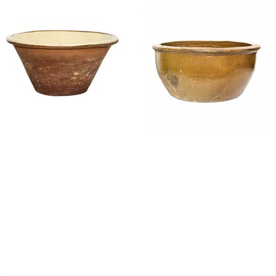 Lot 124 - Two Ceramic Jardinieres Diameter of larger 24...