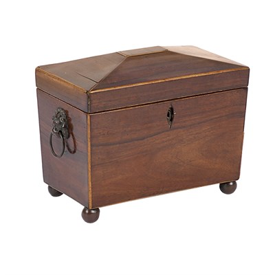 Lot 474 - Regency Rosewood Tea Caddy 19th Century The...