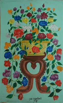 Lot 41 - Yves Lafontant Haitian, b. 1939 Still Life...