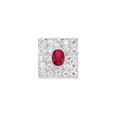 Lot 103 - Ruby and Diamond Ring