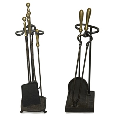 Lot 172 - Four Sets of Fire Tools on Stands...