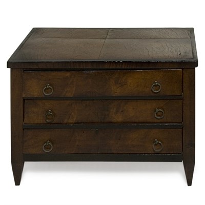 Lot 175 - Biedermeier Style Mahogany Miniature Commode...