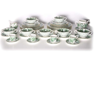Lot 181 - Coalport Transfer Decorated Porcelain Partial...