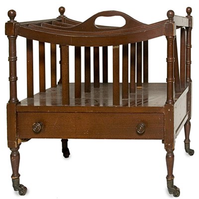 Lot 188 - Regency Style Mahogany Canterbury Height 19...