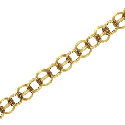 Lot 285 - Gold Link Bracelet