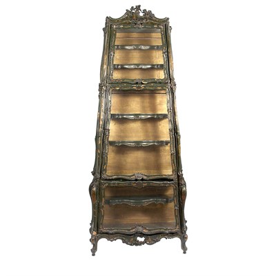Lot 270 - Italian Rococo Style Carved and Painted...
