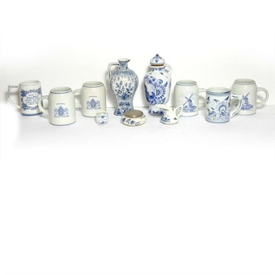 Lot 170 - Group of Dutch Delft Style Table Articles...